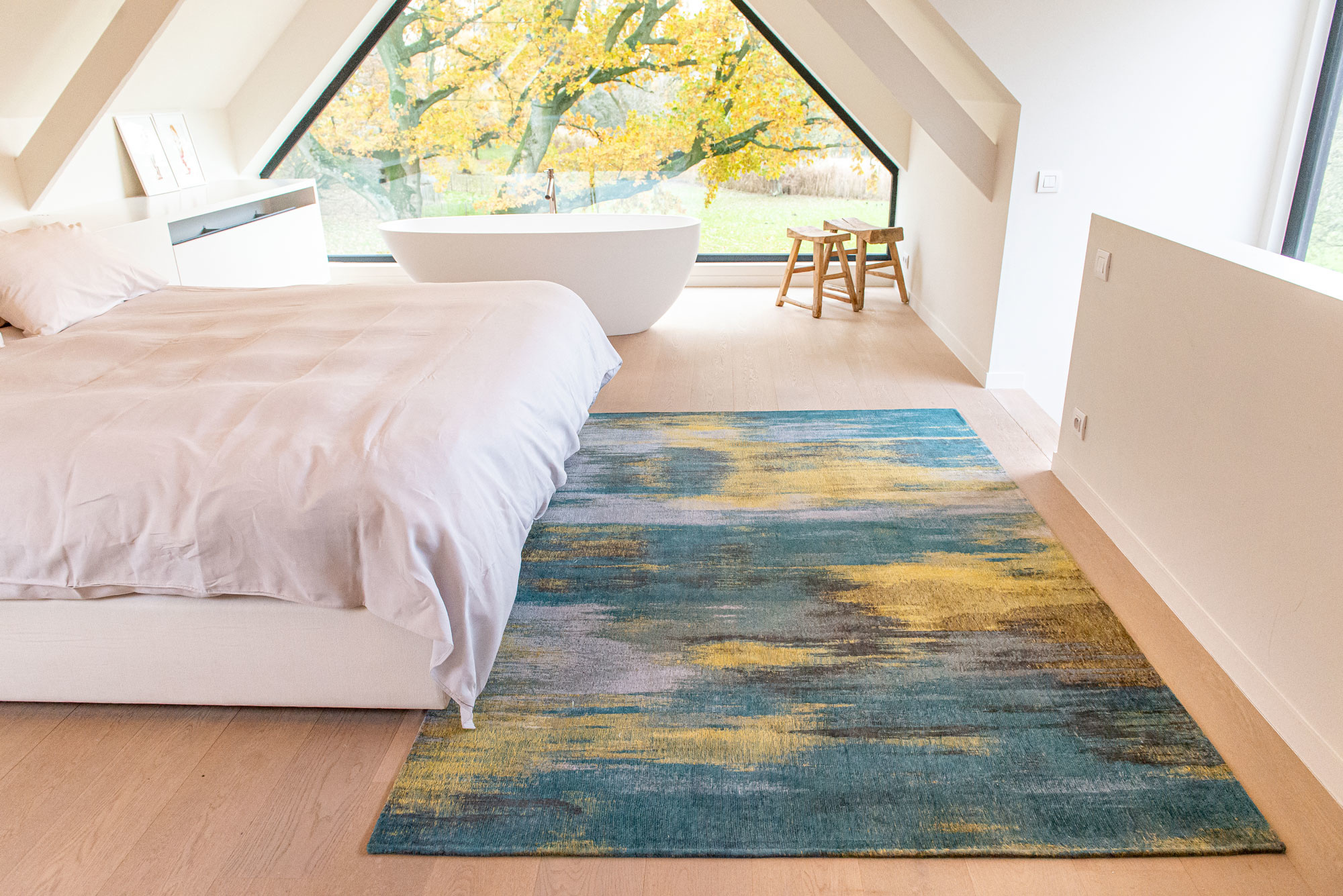 Tappeto Nymphea Blu 9119