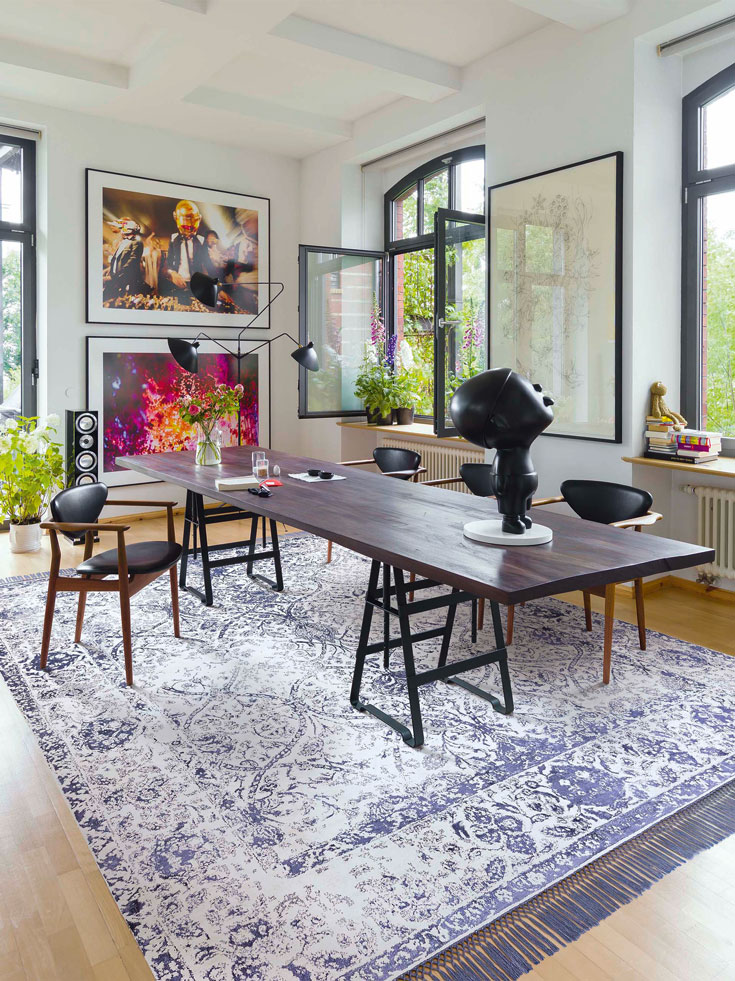 Tappeto Lusso Grigio Malva | Misura: 274 × 365 cm