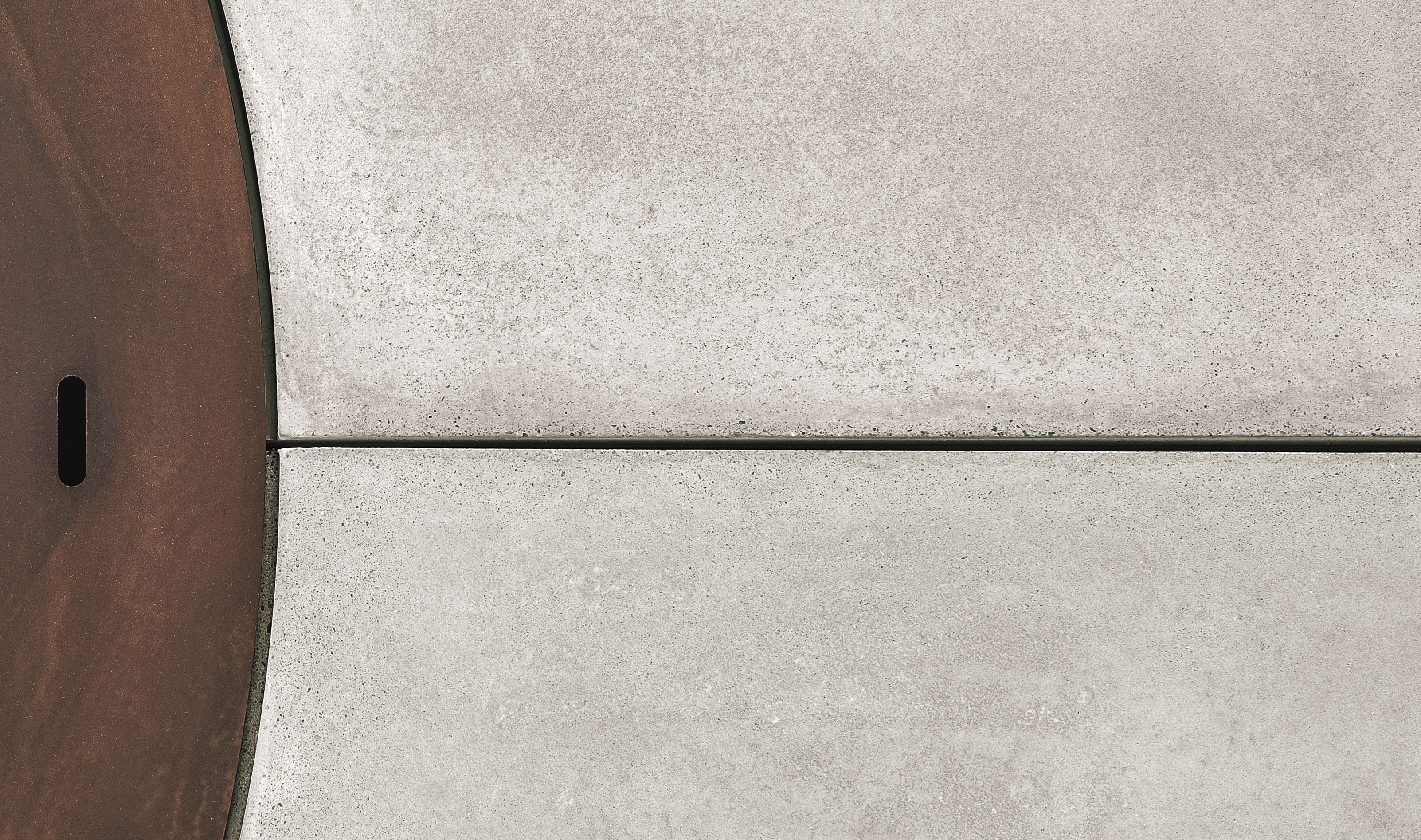 Braciere In Cemento Ercole | Finitura: Bianco | Dimensioni: Ø 120 cm