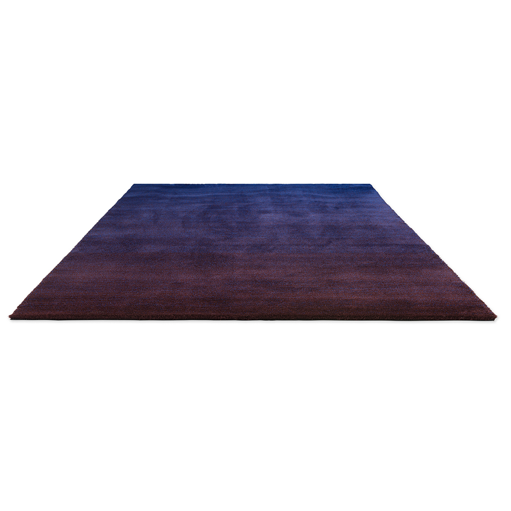 Tappeto Shade Low Blu Elettrico/Melanzana