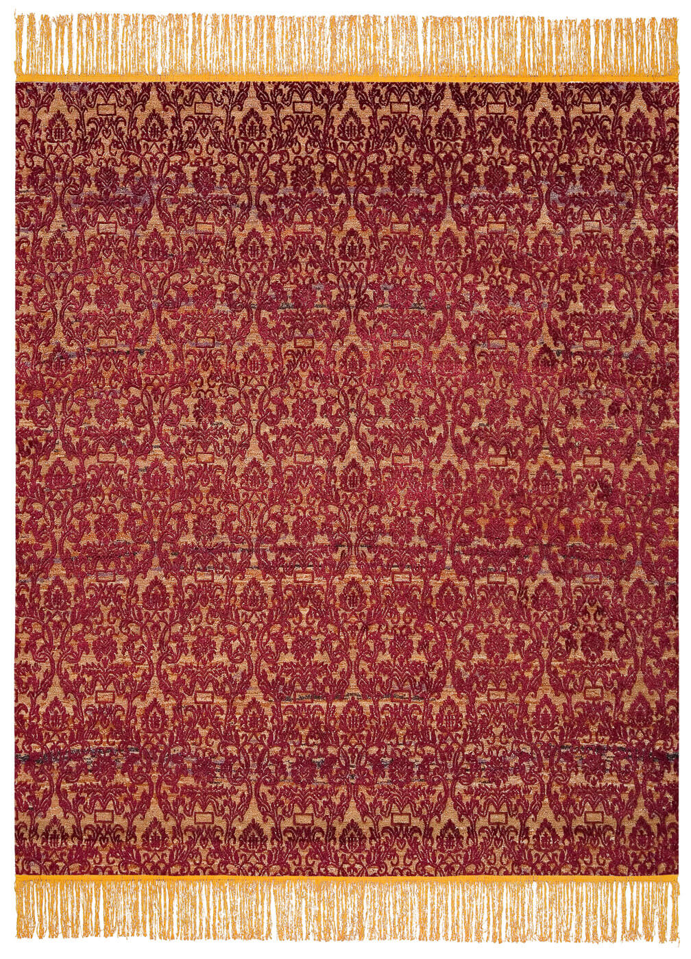 Tappeto Roma Radi Arancione Rosso | Misura: 350 × 450 cm