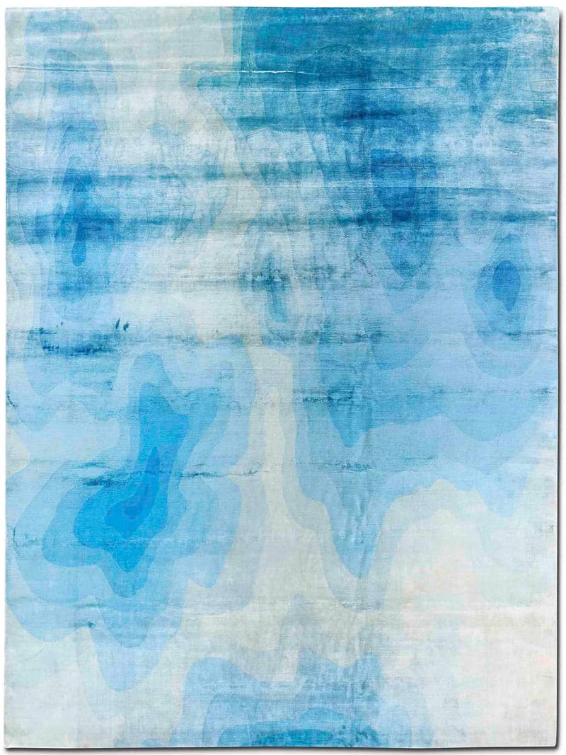 Tappeto Lusso Ocean Blu