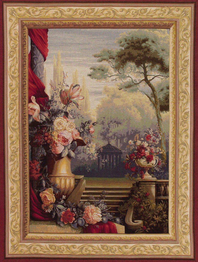 Arazzo Mazzo e Giardino | Misura: 110 × 150 cm