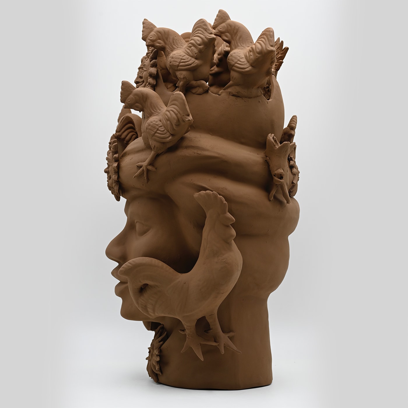 Testa di Moro Raffinata Scultura Testa di Moro Raffinata Scultura