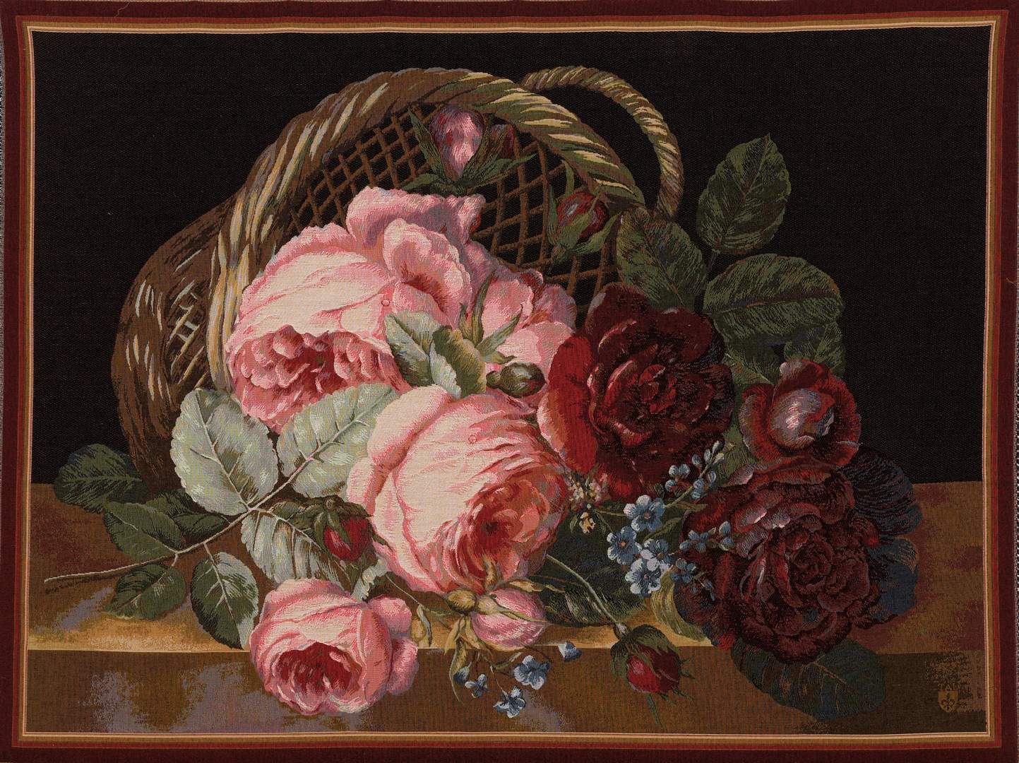 Arazzo Mazzo di Fiori in Seta