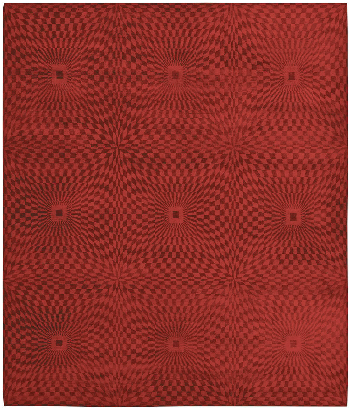 Tappeto Kaleidoscope Rosso