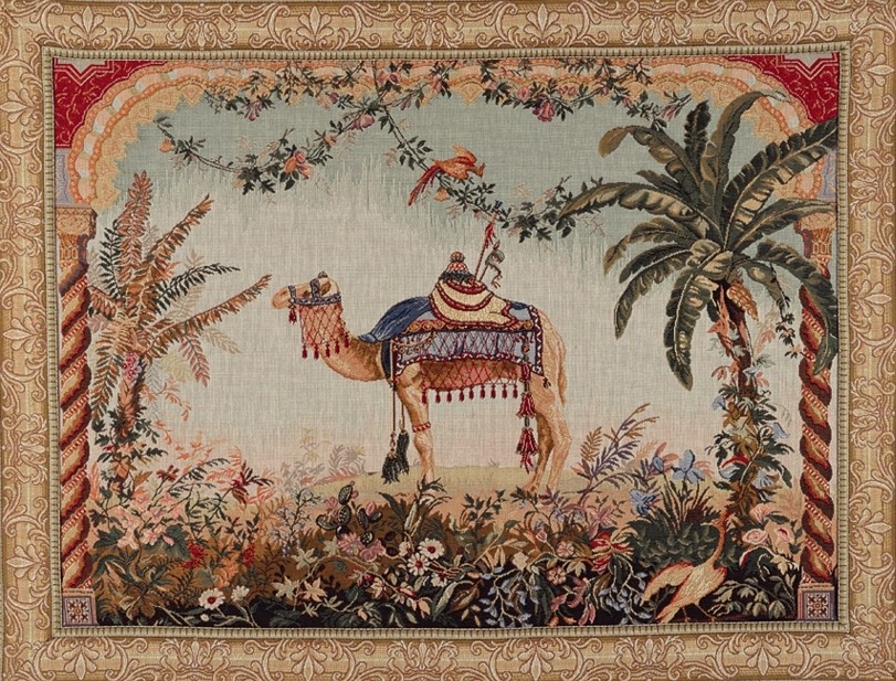 Arazzo Il Cammello con Bordo | Misura: 50 × 67 cm