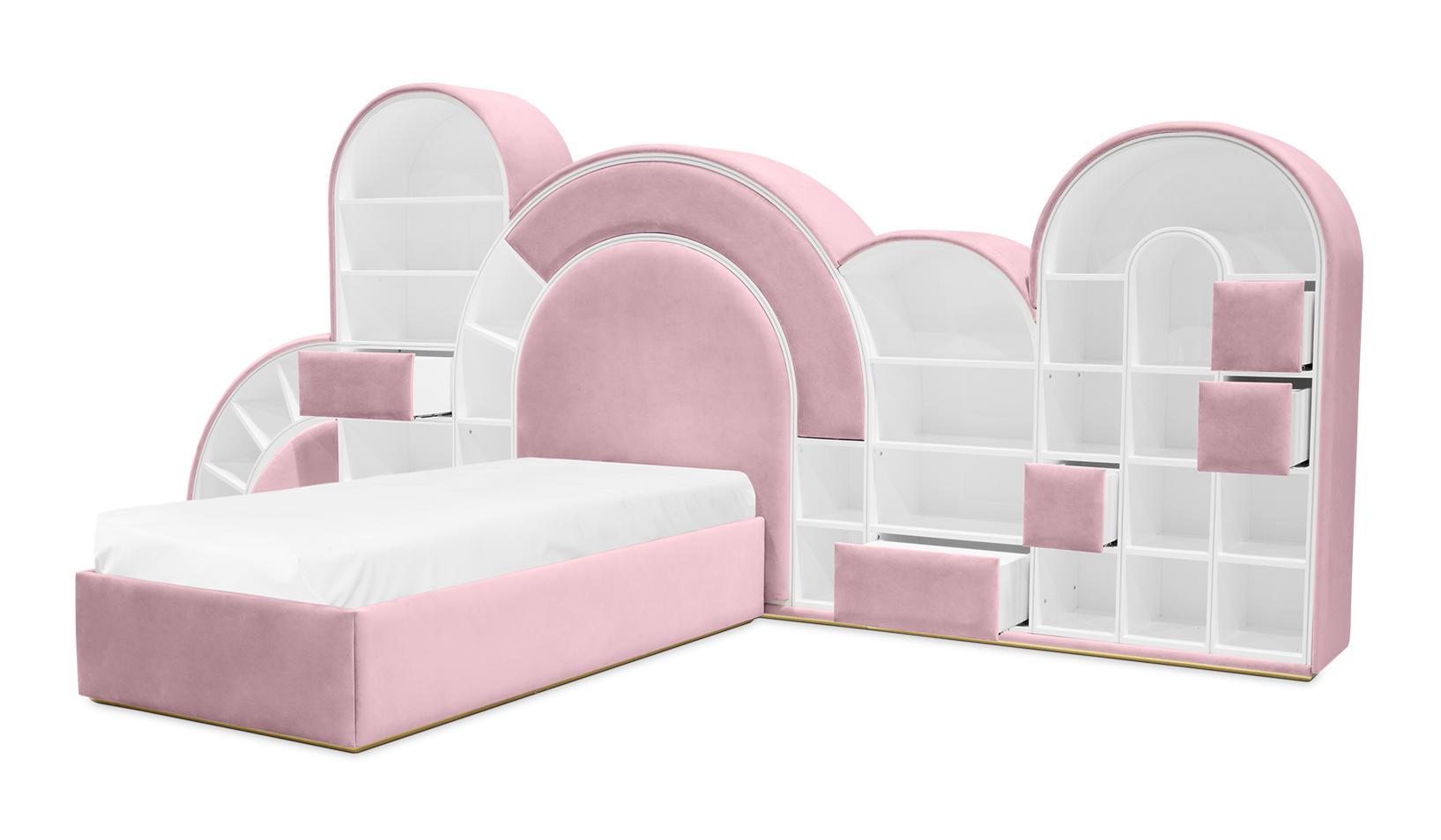 Letto Per Bambini Bubblegum Marshmallow Pink