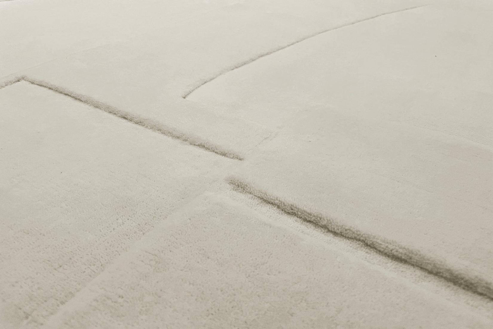 Tappeto Bref Ecru in Lana | Misura: 200 × 300 cm