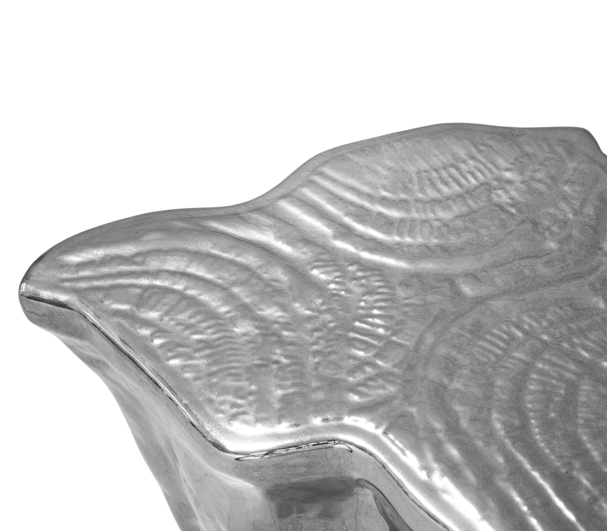 Tavolino in Ceramica Argento Horizon