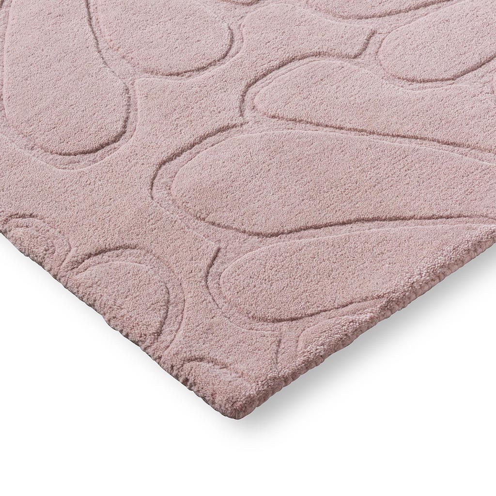Tappeto Petali Coleby Rosa Gesso