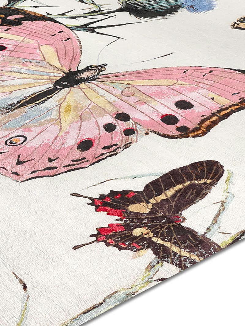 Tappeto Tessuto Butterfly