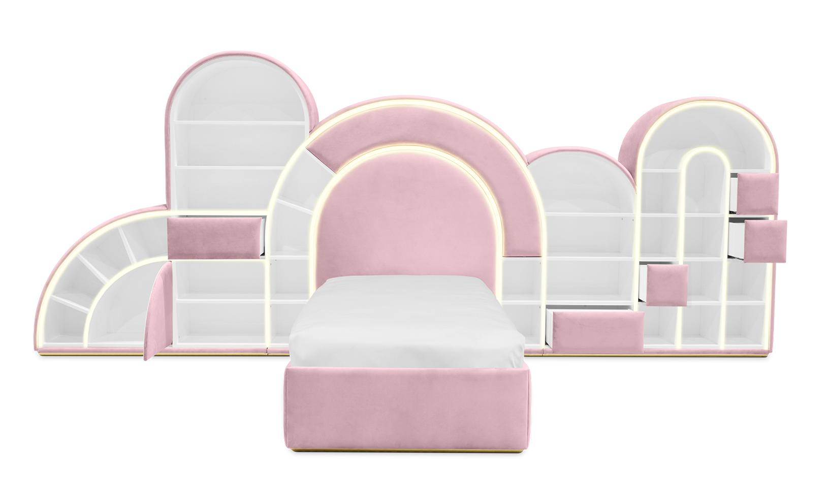 Letto Per Bambini Bubblegum Marshmallow Pink