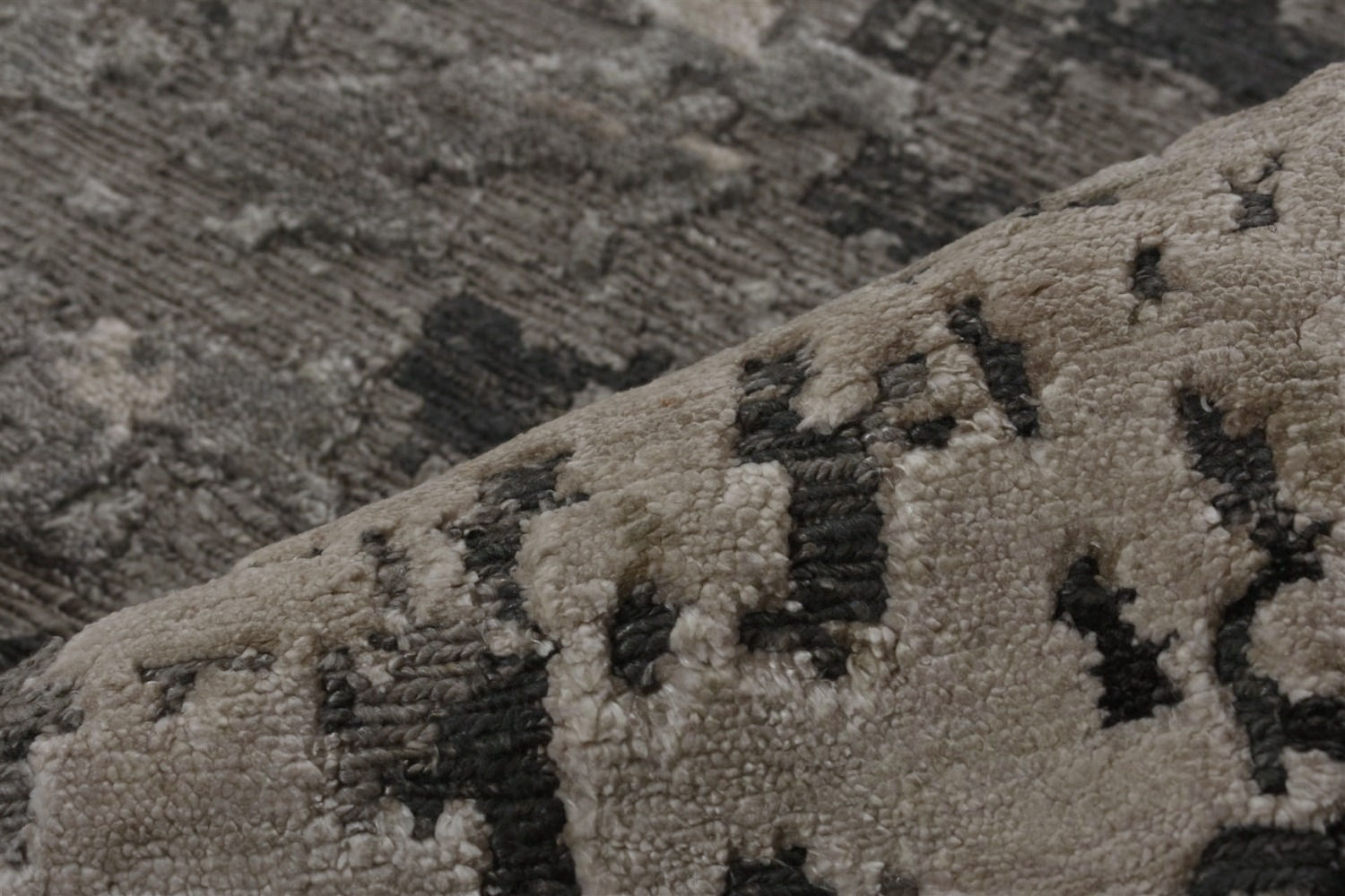 Tappeto Seta Bambù India 4