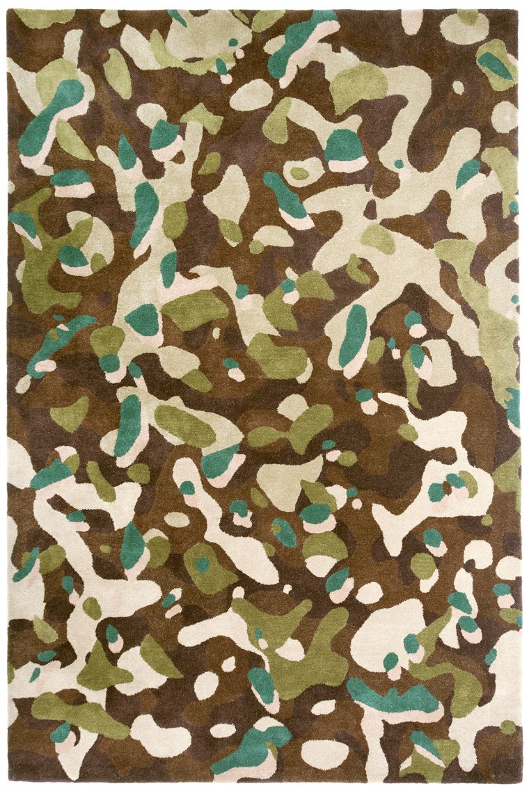 Tappeto Camouflage Macro Marrone Tappeto Camouflage Macro Marrone