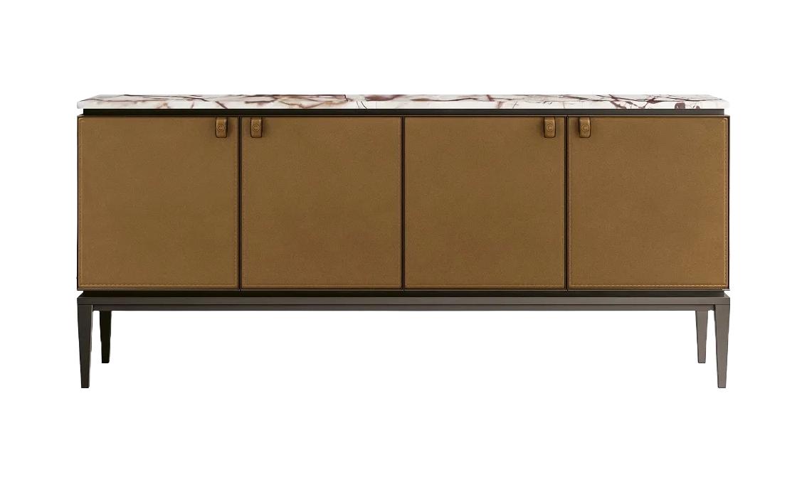 Credenza con Piano in Metallo