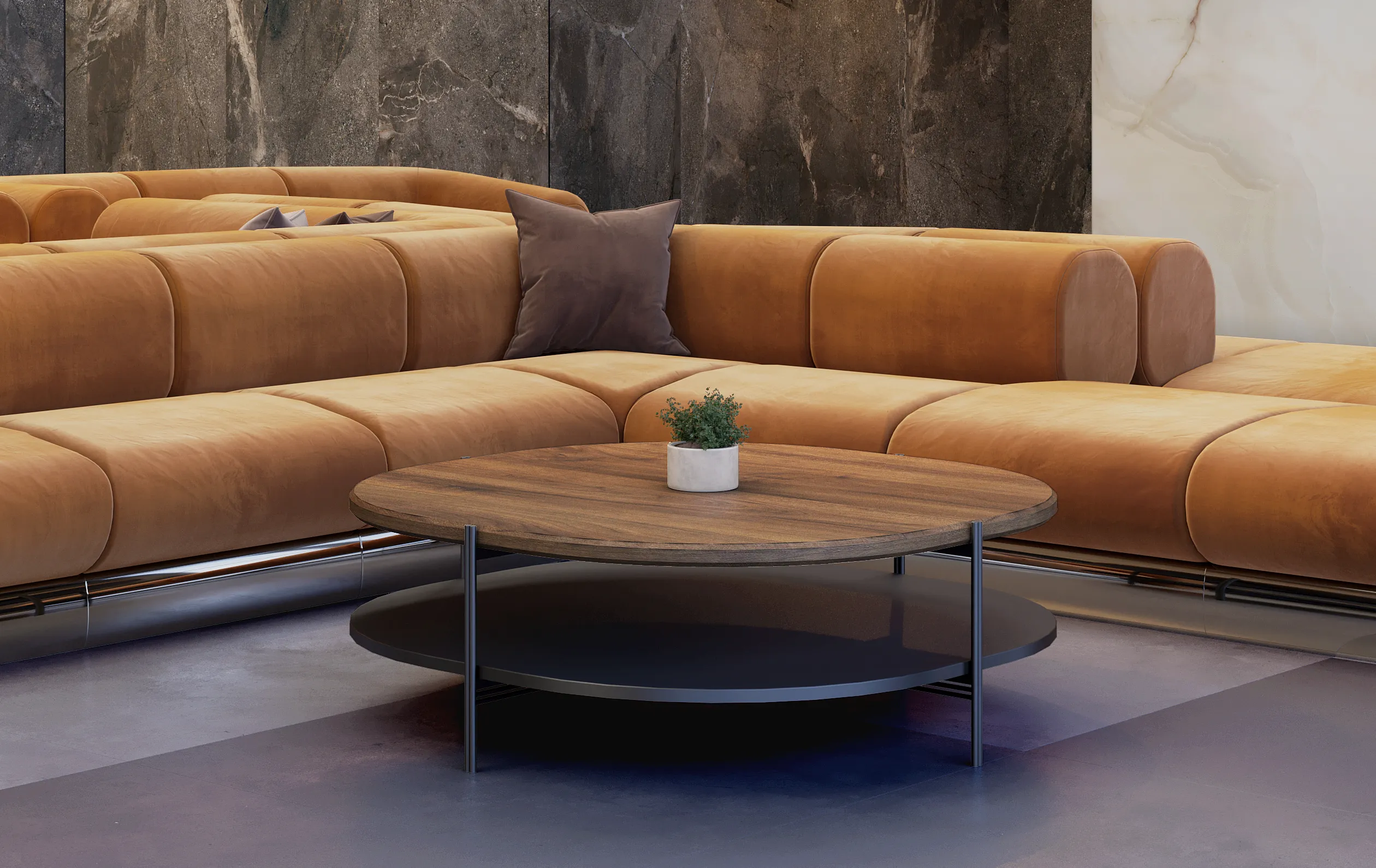 Tavolino da Caffè Crest - 2