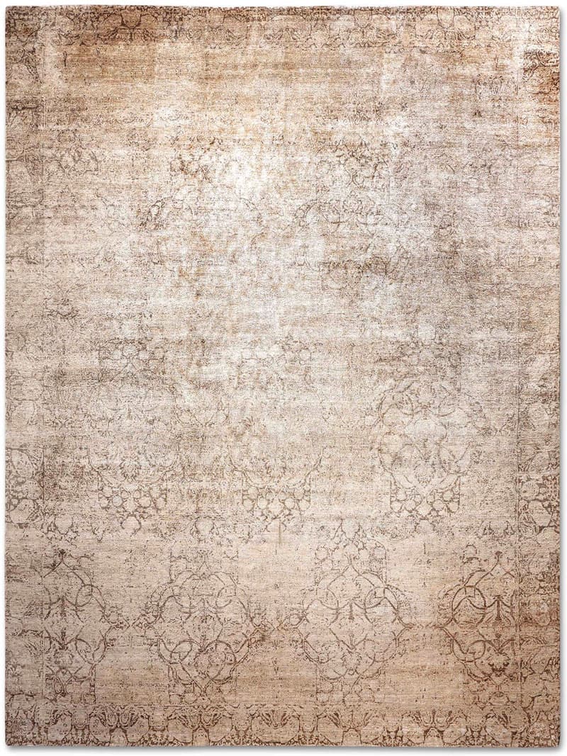 Tappeto Annodato Lusso Tone To Tone