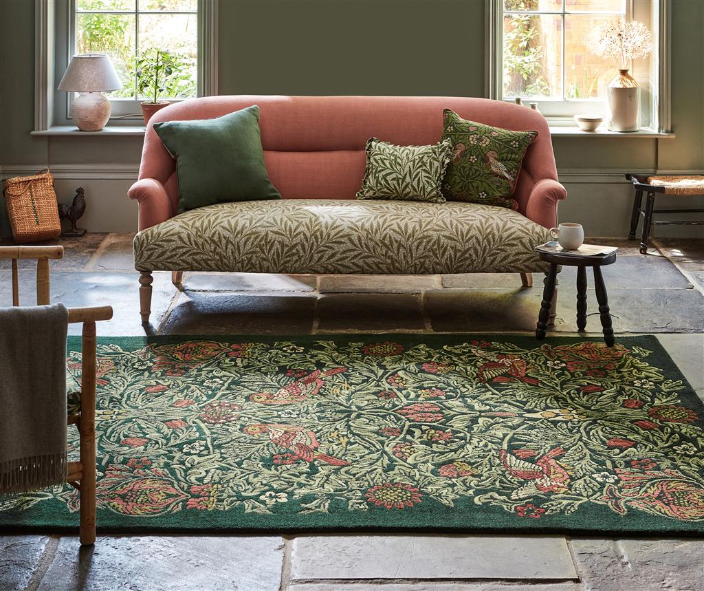 Tappeto Bird Tump Verde | Misura: 250 × 350 cm
