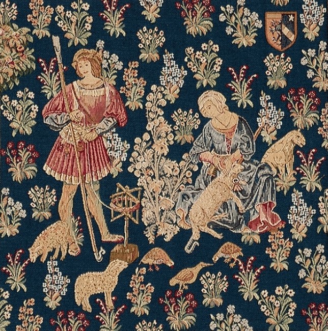 Arazzo Lavoro di Lana senza Bordo | Misura: 75 × 100 cm