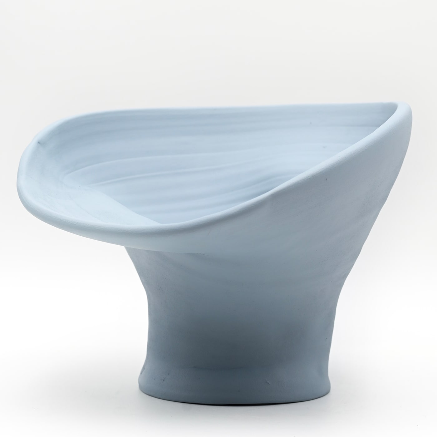 Vaso Celeste Scolpito a Mano Vaso Celeste Scolpito a Mano