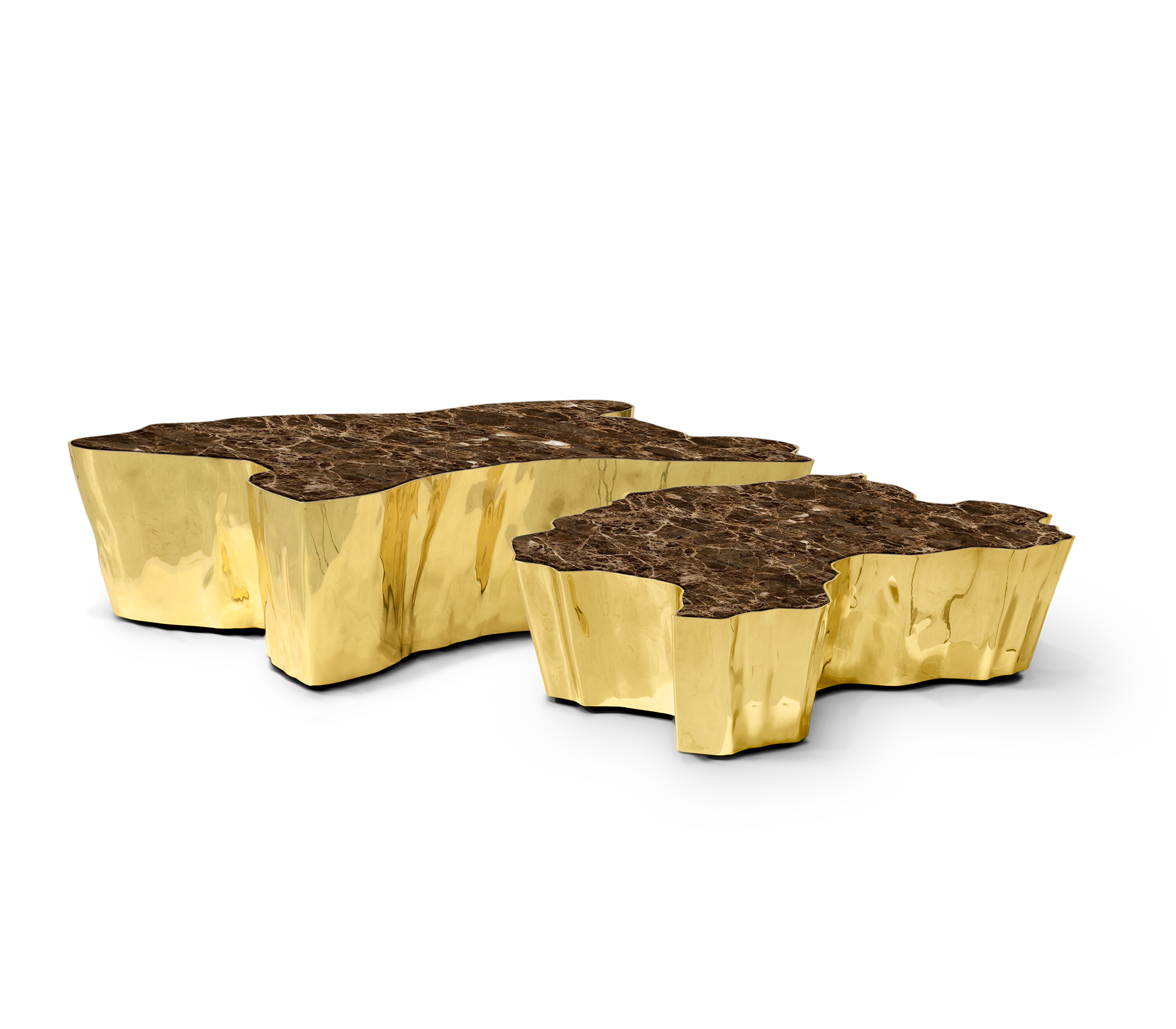 Tavolo in Pietra Marrone Paradise | Dimensioni: L 138 × P 95 × H 36 cm Tavolo in Pietra Marrone Paradise | Dimensioni: L 138 × P 95 × H 36 cm