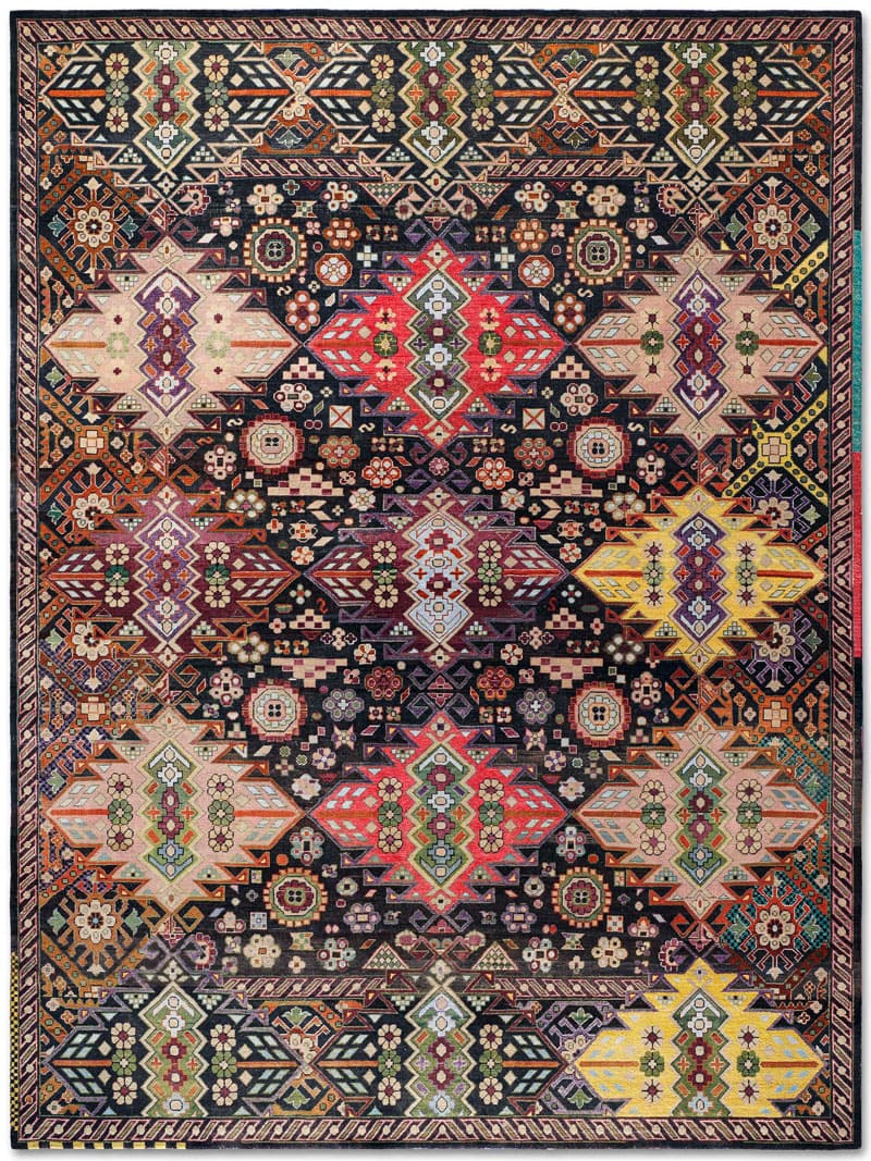 Tappeto Lusso Nero Naturale Original