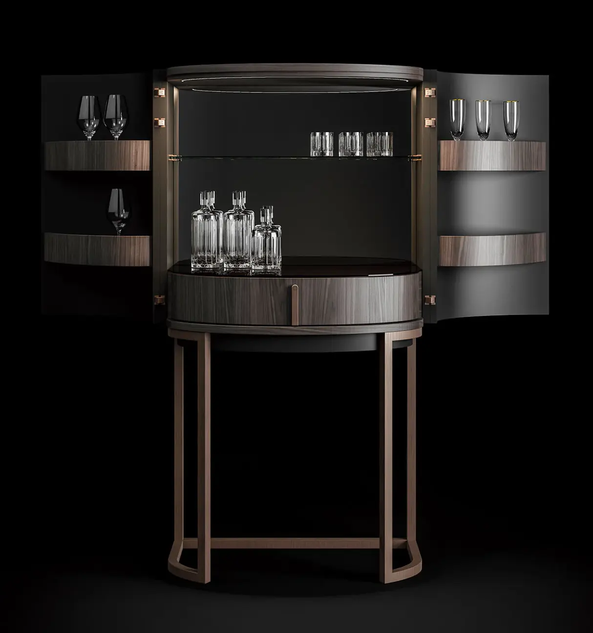 Mobile Bar Curvo Italia Mobile Bar Curvo Italia