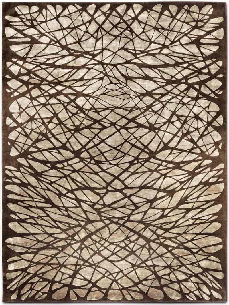 Tappeto Annodato Dresden Marrone | Misura: 183 × 274 cm
