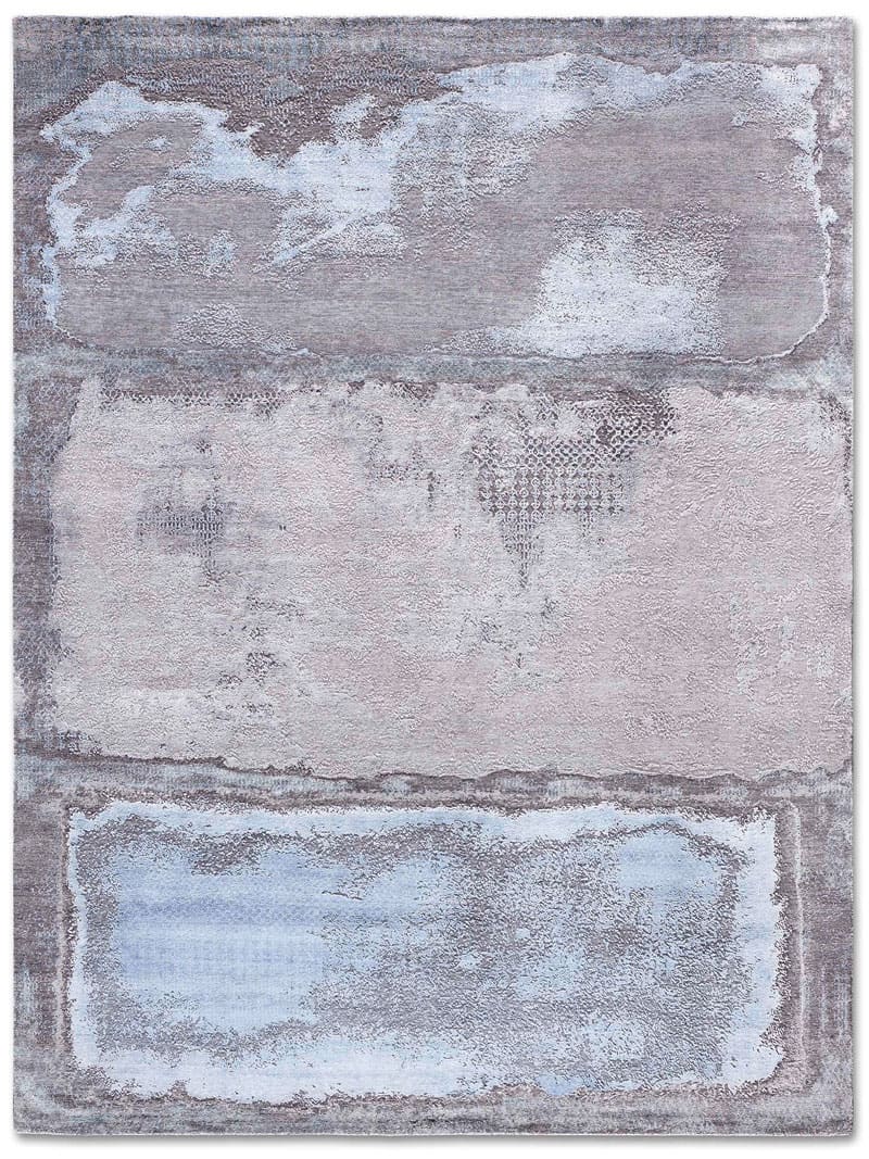 Tappeto Tessuto Azzurro/Argento | Misura: 122 × 183 cm