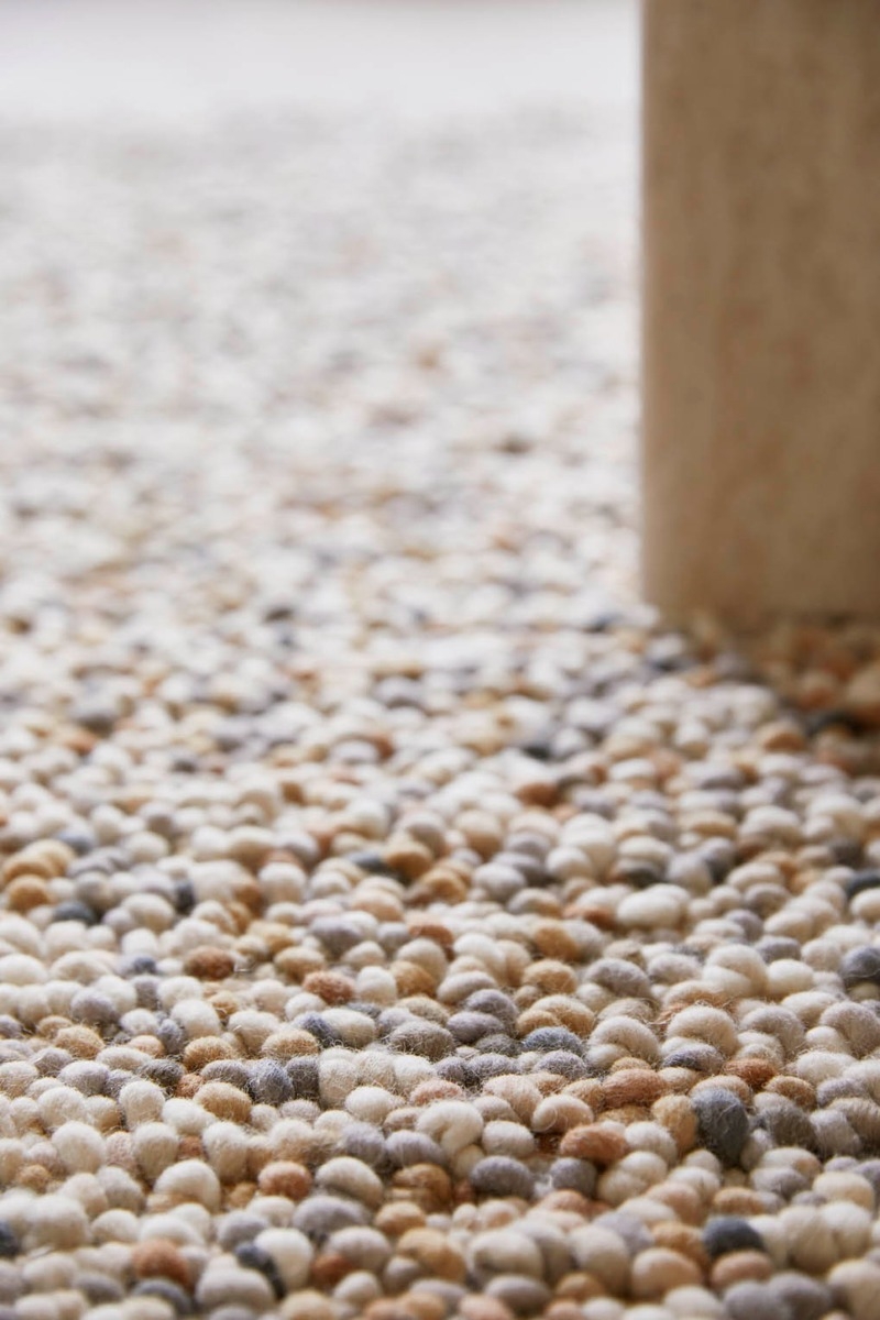 Tappeto Spiaggia Ciottoli Beige 129801 | Misura: 200 × 300 cm