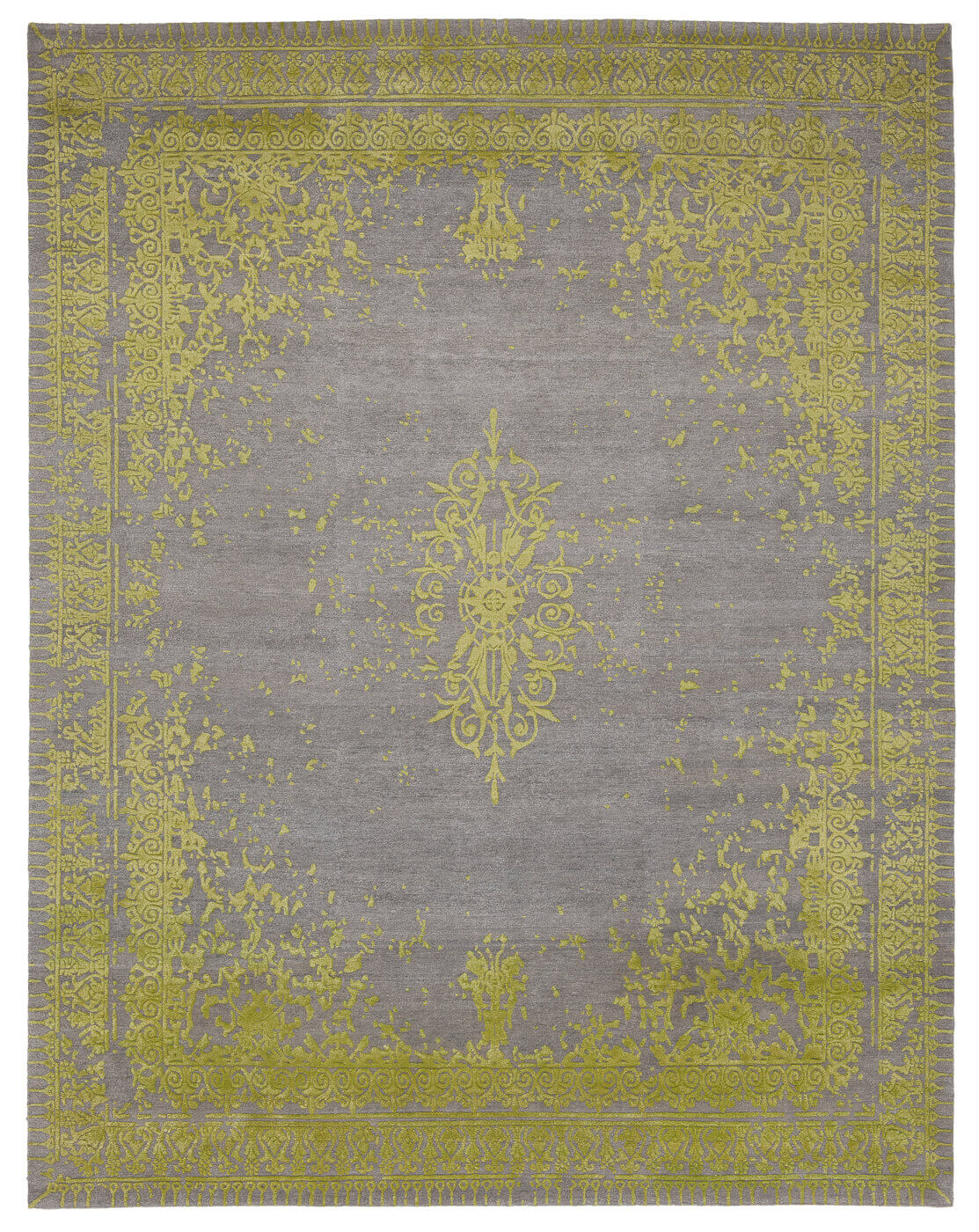 Tappeto Ferrara Special Rocked Grigio Giallo | Misura: 350 × 450 cm