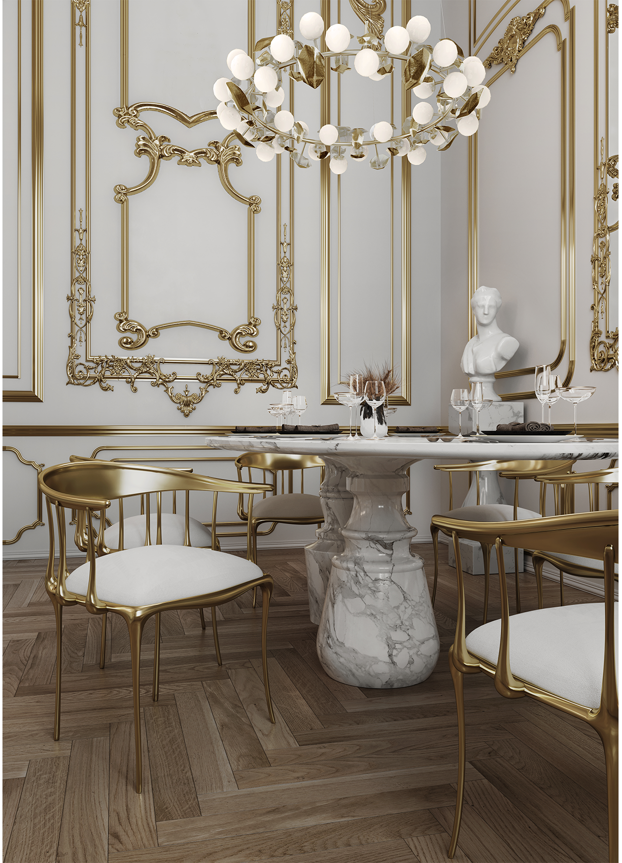 Tavolo Ovale in Marmo Estremoz Obsidian Tavolo Ovale in Marmo Estremoz Obsidian