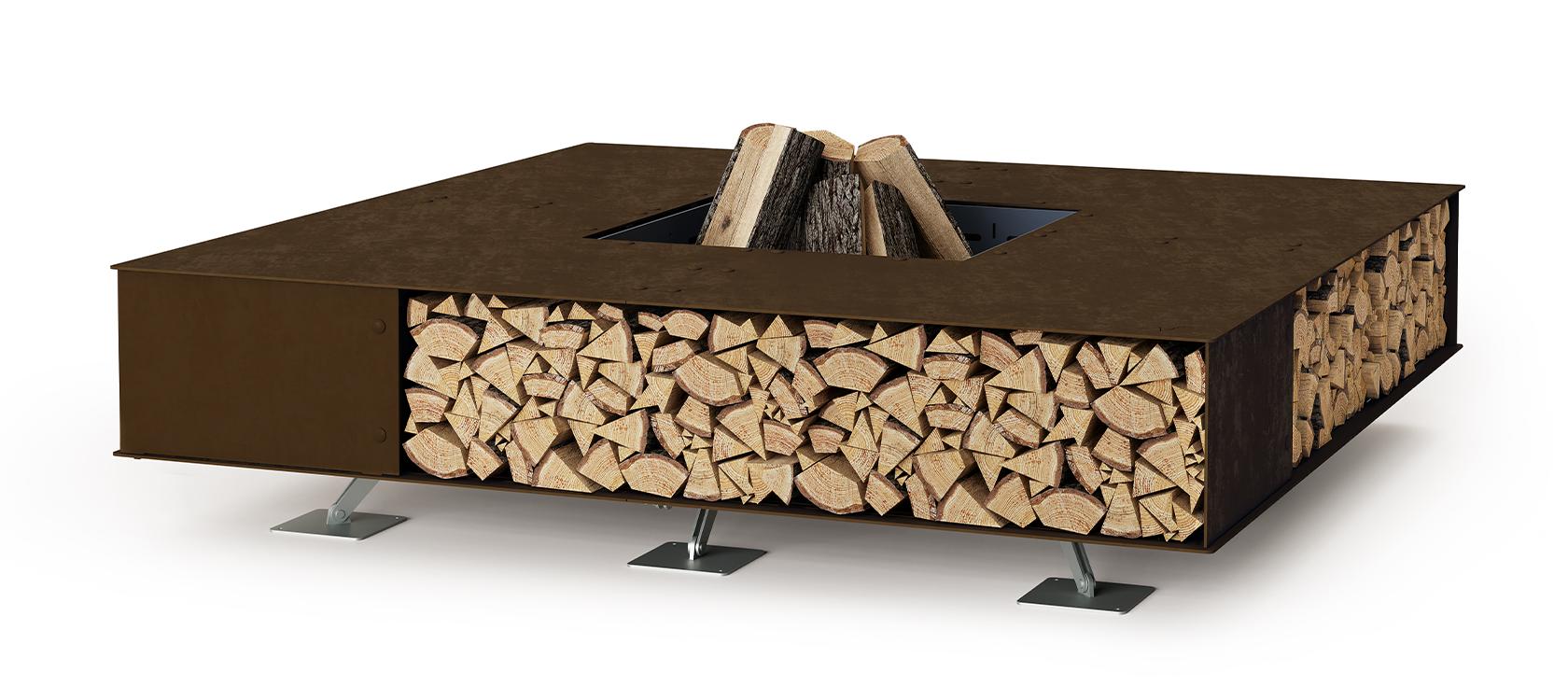 Braciere Toast | Finitura: Marrone vintage | Dimensioni: 160 × 160 cm