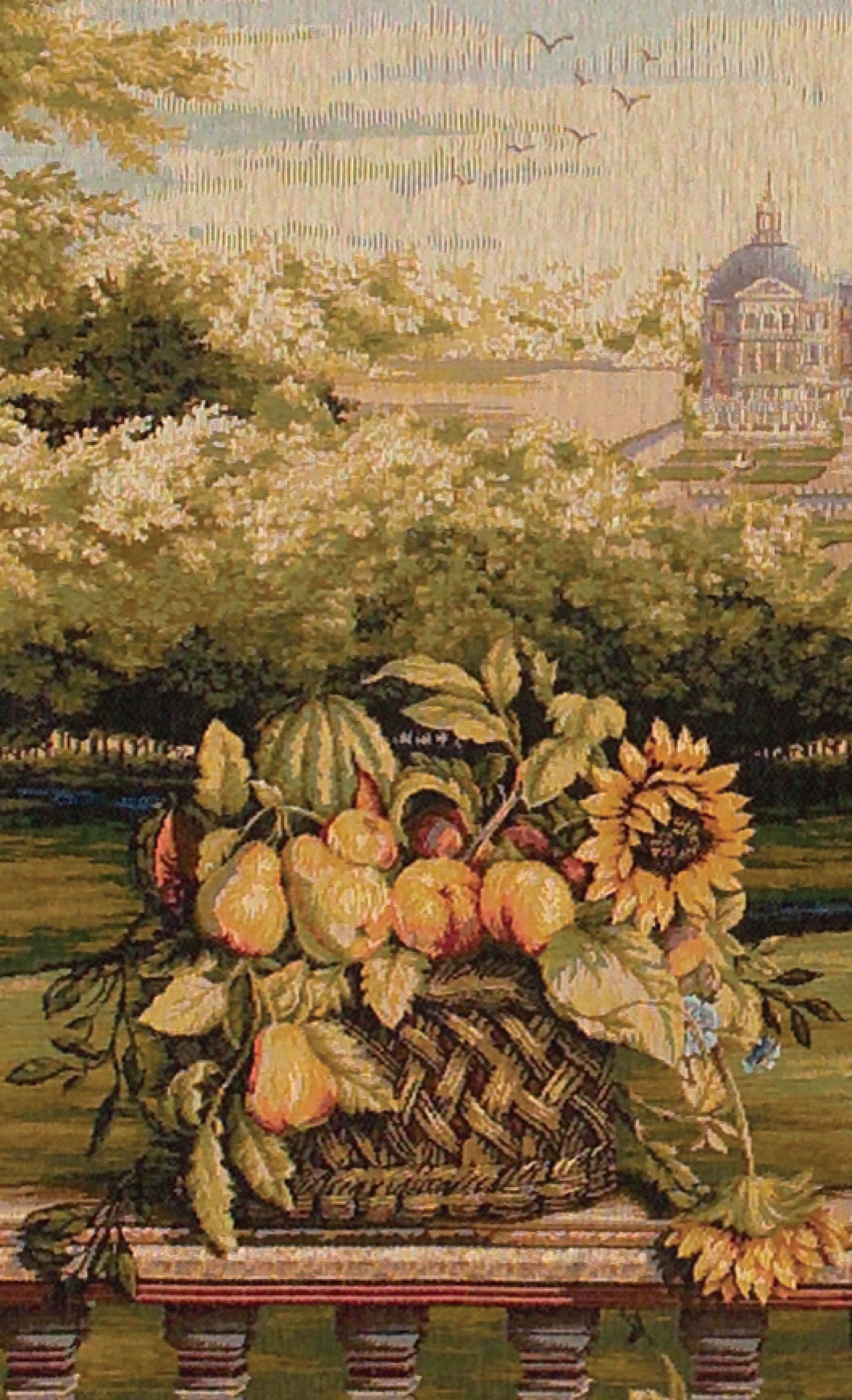 Arazzo Terrazza al Castello | Misura: 110 × 150 cm