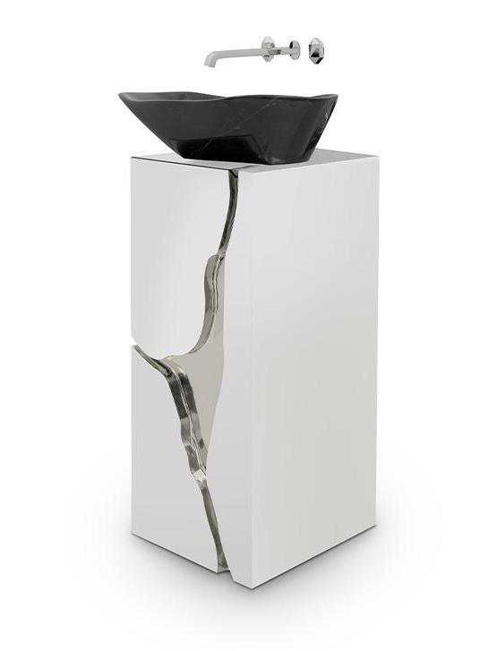 Lavabo A Colonna Fractured Design