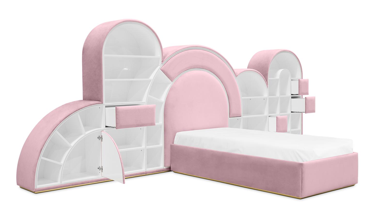 Letto Per Bambini Bubblegum Marshmallow Pink