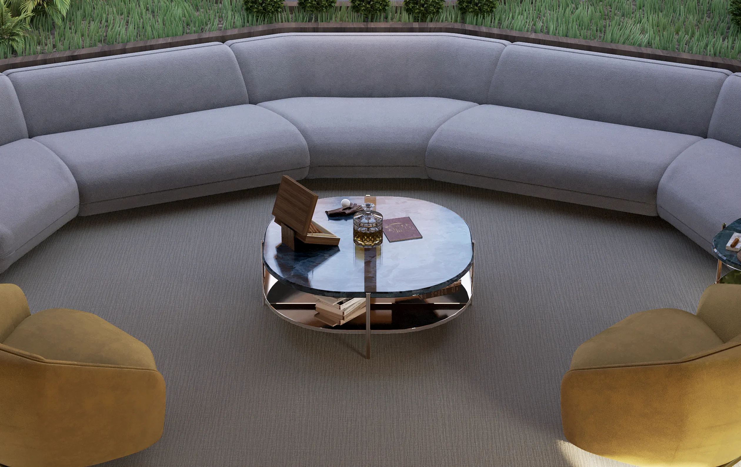 Tavolino da Caffè Crest