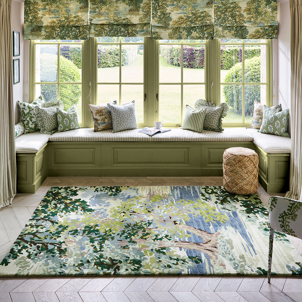 Tappeto Ancient Canopy Verde Foresta