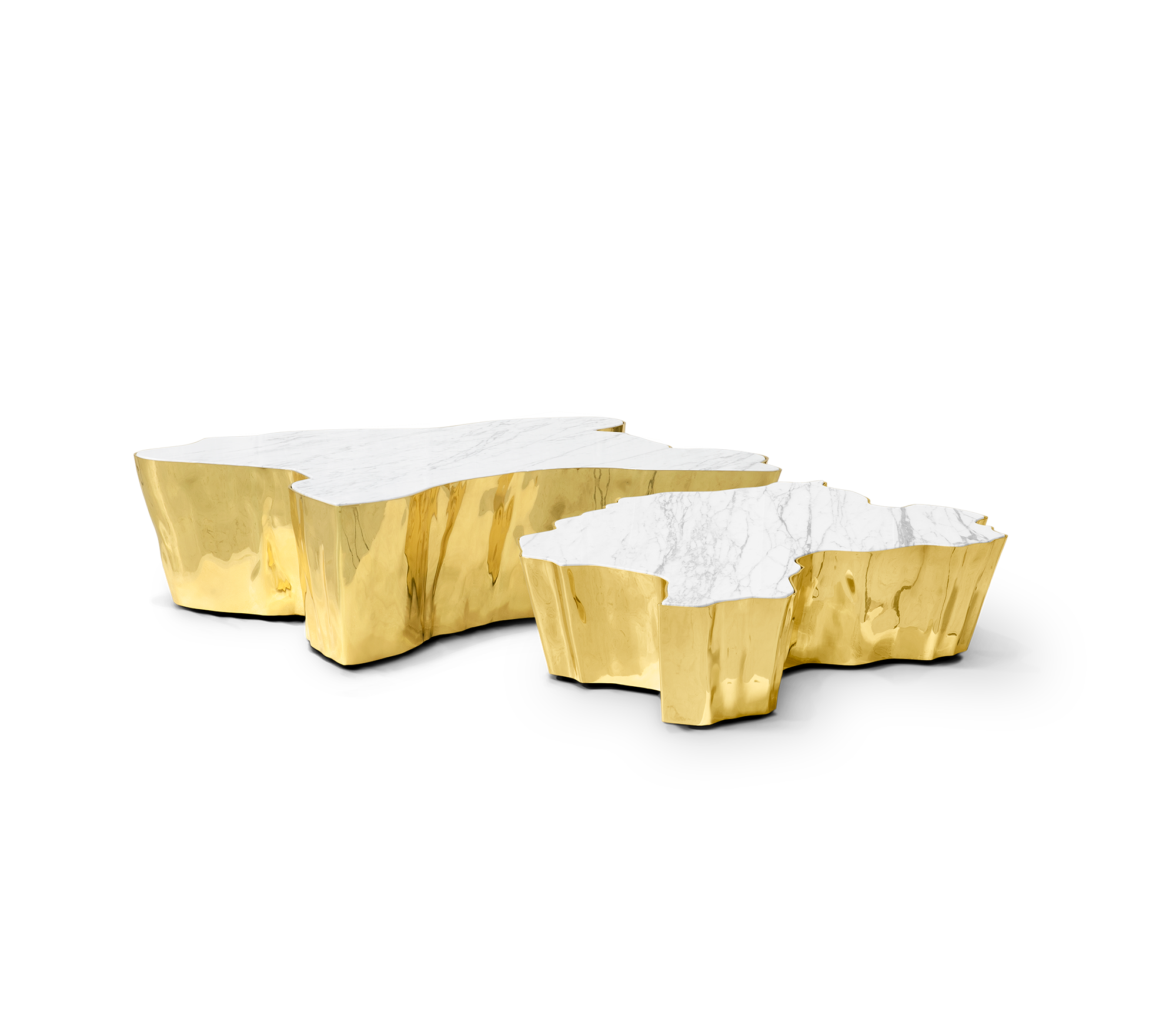 Tavolino da Caffè in Marmo Calacatta Paradise | Dimensioni: L 123 × P 102 × H 30 cm Tavolino da Caffè in Marmo Calacatta Paradise | Dimensioni: L 123 × P 102 × H 30 cm