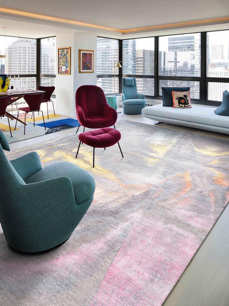 Tappeto Annodato Pastel Sun