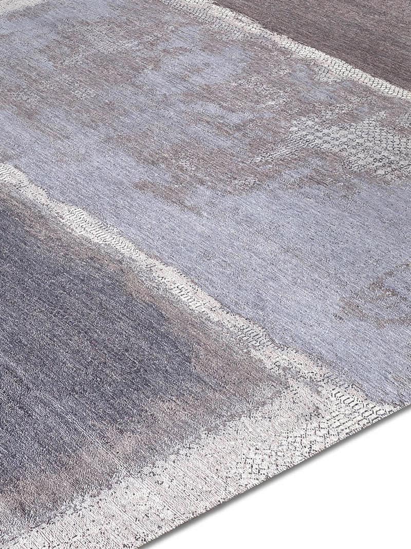 Tappeto Tessuto Grigio/Blu Chiaro | Misura: 183 × 274 cm
