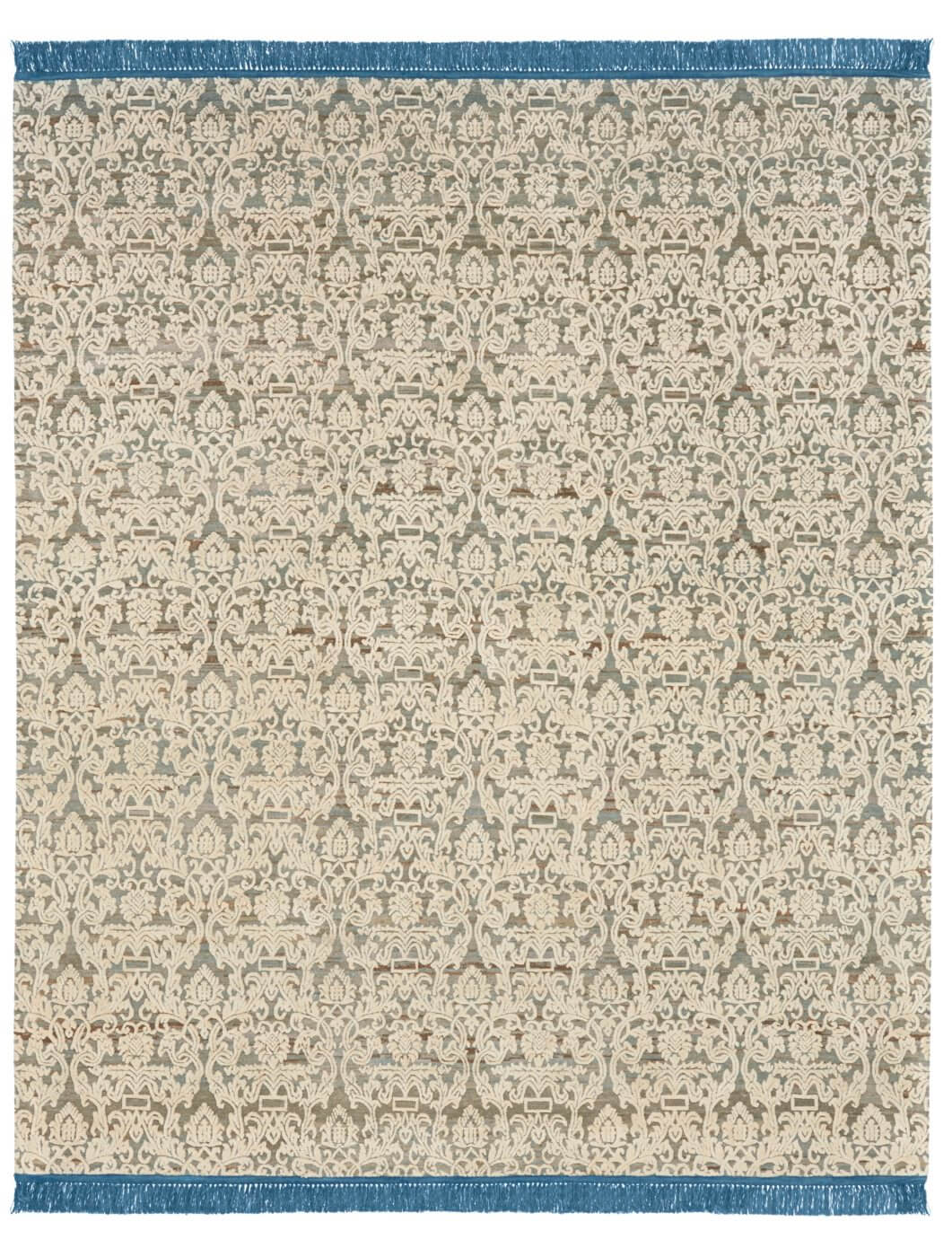 Tappeto Roma Radi Blu Bianco | Misura: 400 × 500 cm