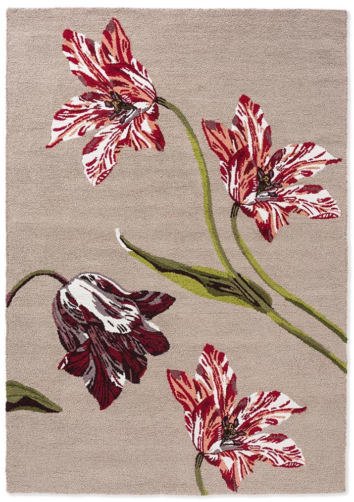 Tappeto TB Botanical Tulip Blu Per Esterni
