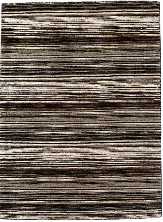 Tappeto Handloom Beige a Righe