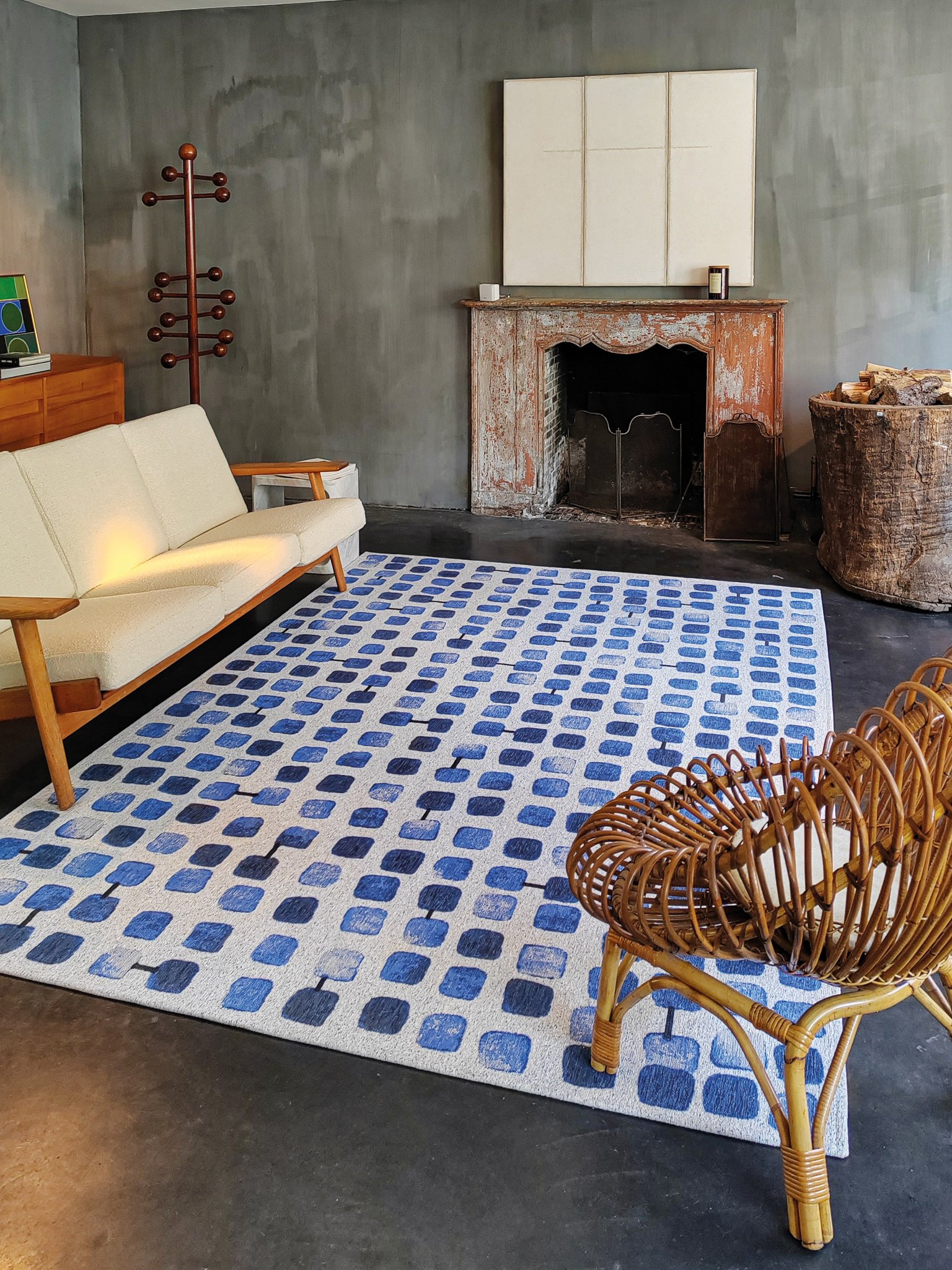 Tappeto Amparo Blues 9348 | Misura: 80 × 150 cm