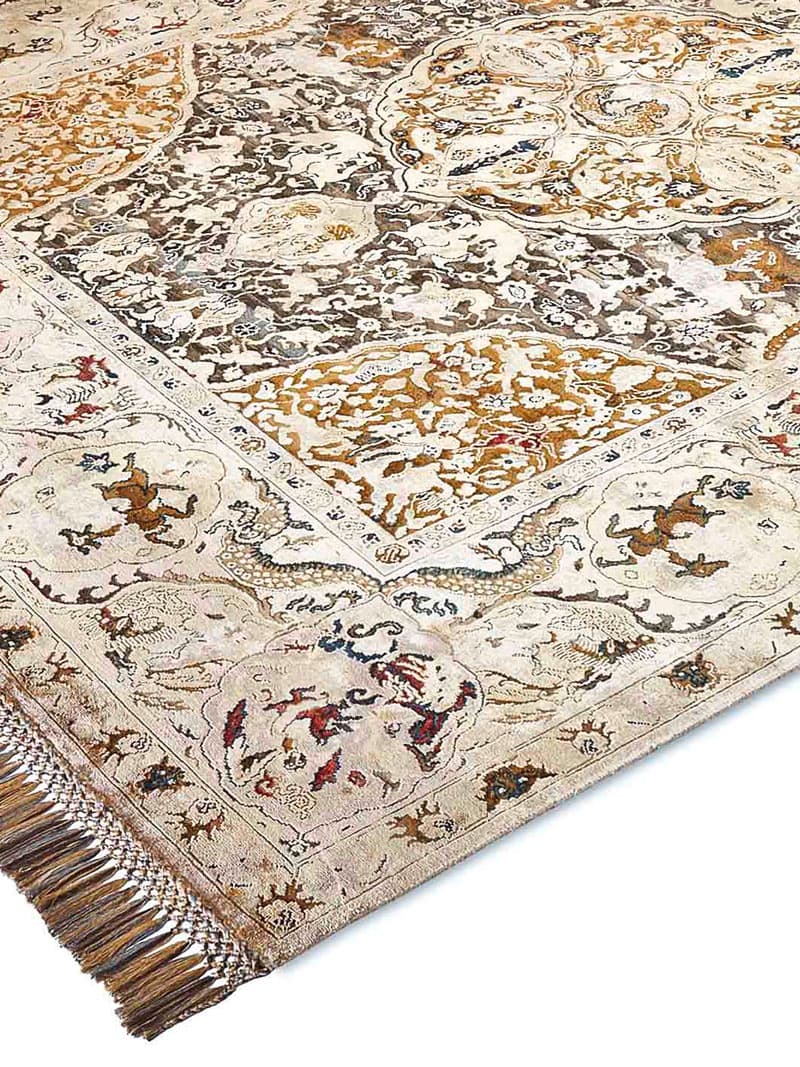 Tappeto Lusso Oro Annodato