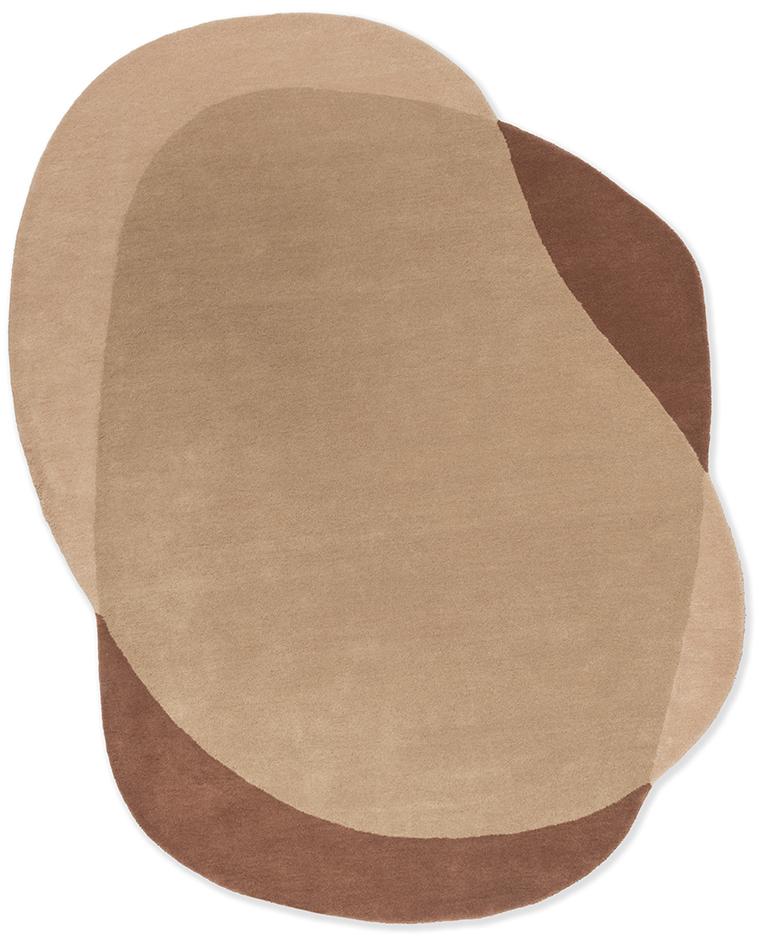 Tappeto Elemento Moore Caramello