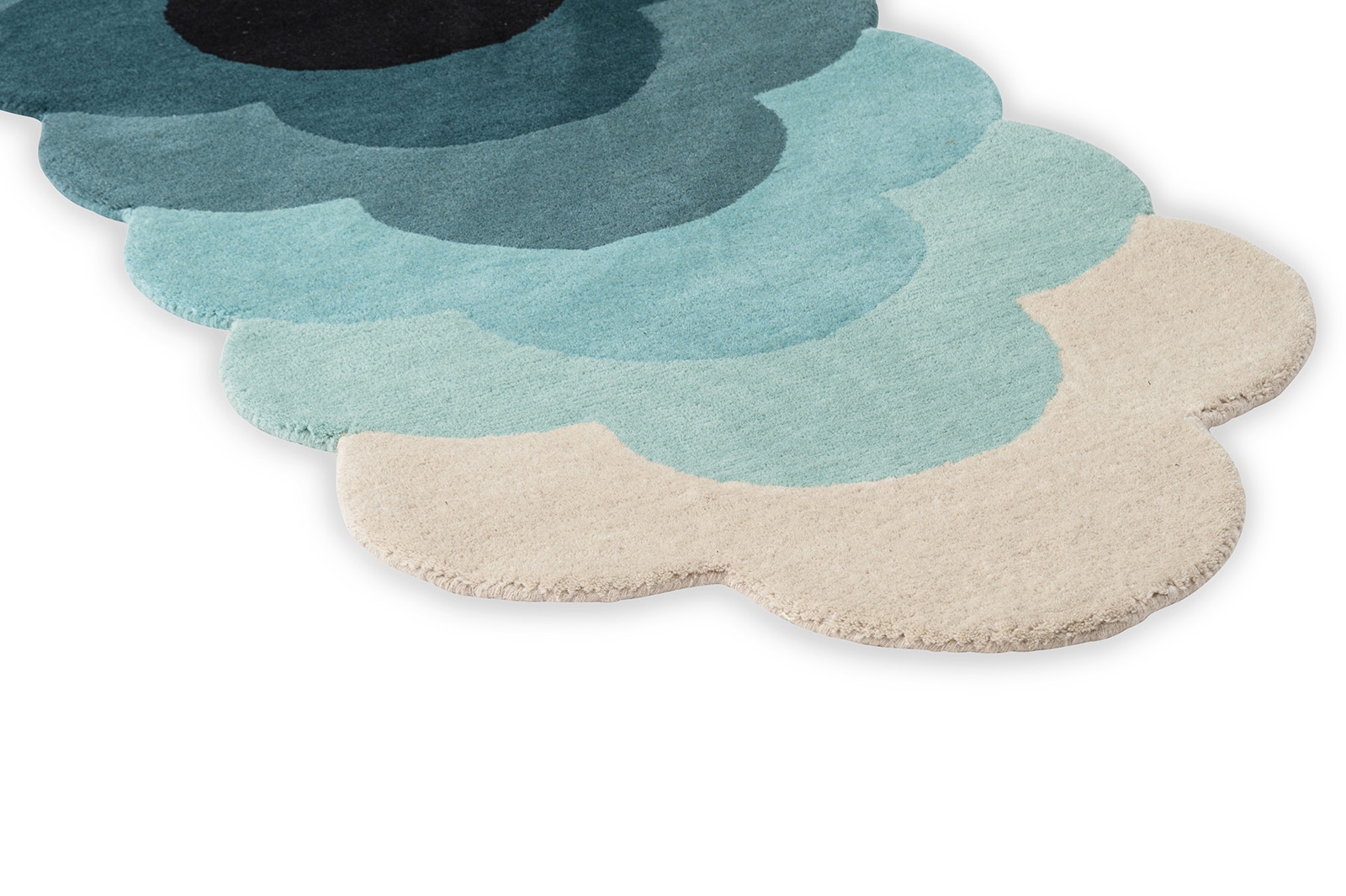 Tappeto Optical Flower Teal