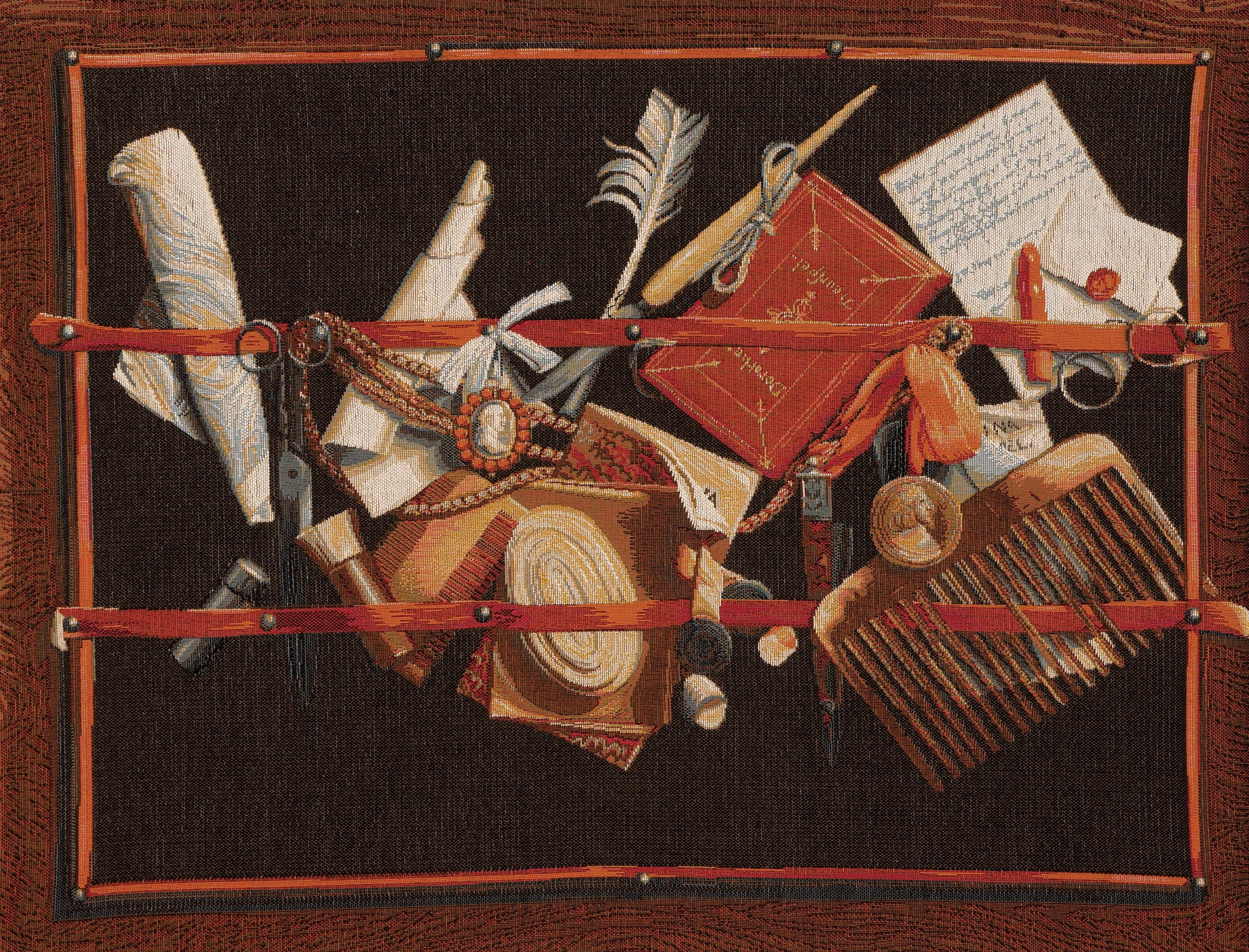 Arazzo Gabinetto delle Curiosità, E. Collier | Misura: 50 × 67 cm